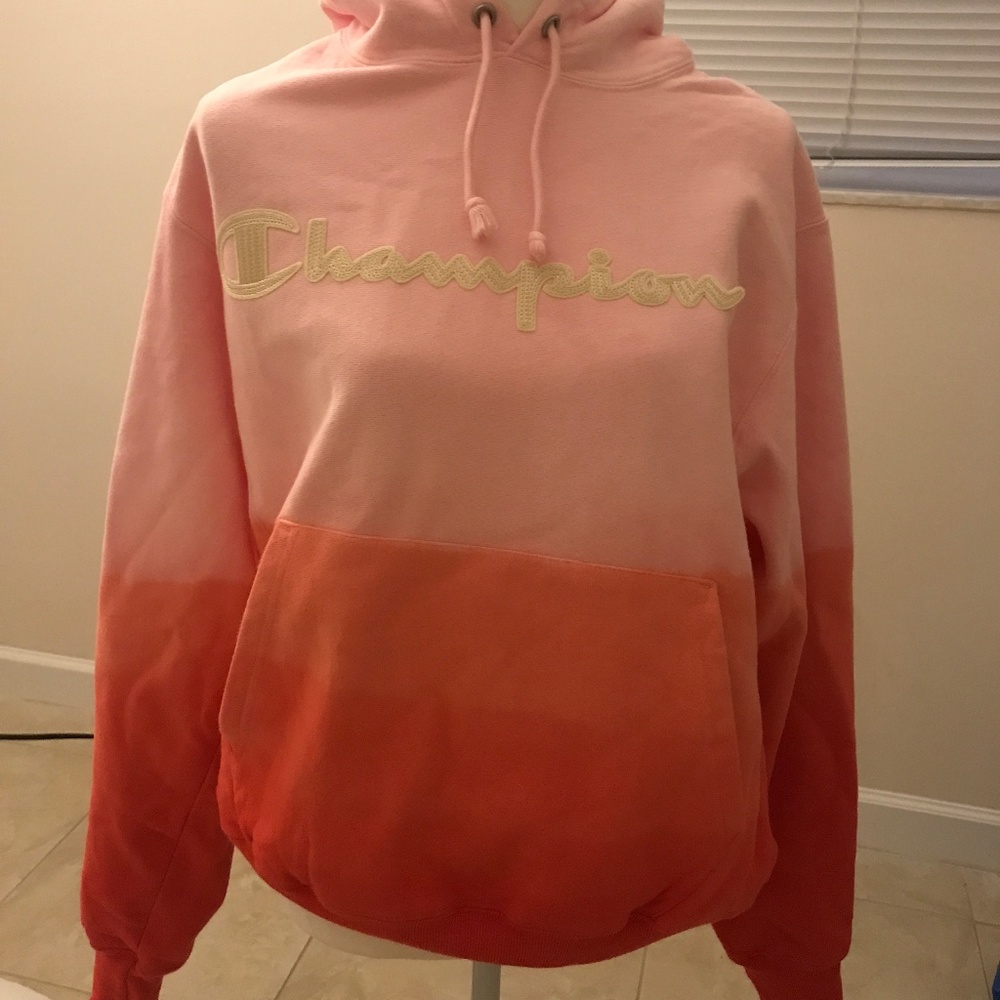 Champion Reverse weave Ombre Dip Dye Hoodie